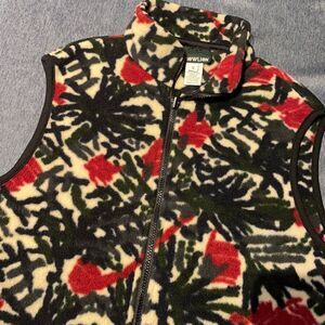 SnowLion Fleece Vintage Full Zip Vest with Pockets